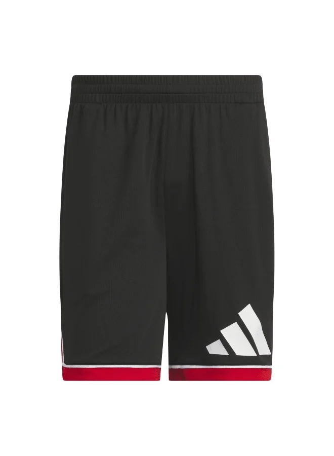 اديداس Adidas Bos Short Black Basketball Shorts For Men XS 9"