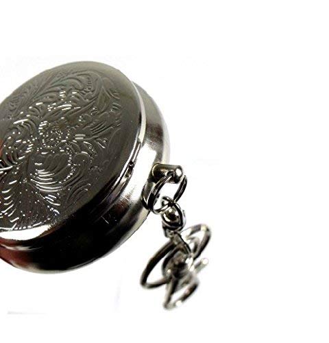 SmartDealsPro Stainless Steel Portable Pocket Circular Ashtray Key Chain with Cigarette Snuffer - Image 5