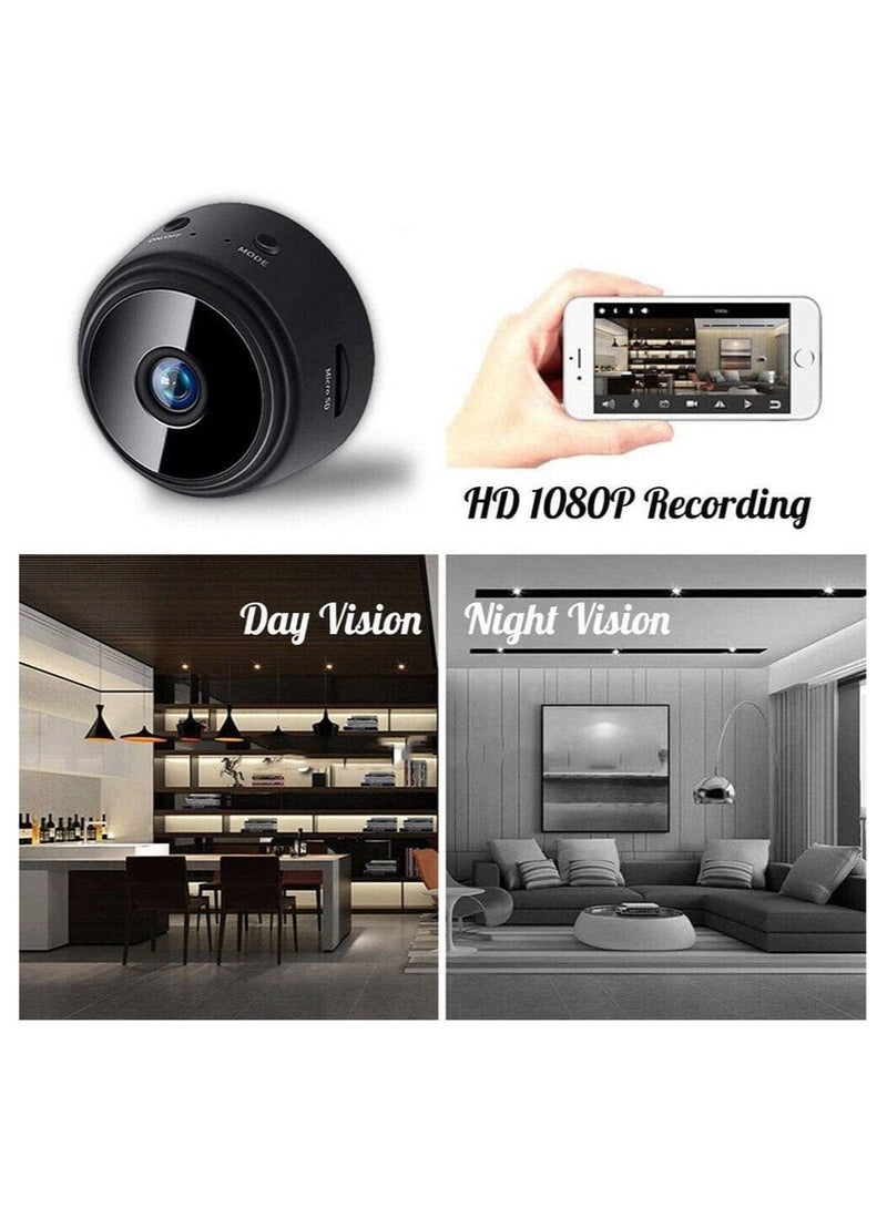 ELTRAZONE Mini Camera WiFi Video Camera 1080P HD Small Home Security Surveillance Cameras with 32G SD Card, Portable Tiny Nanny Cam with Night Vision Motion Detection A9 WiFi Camera - Image 4