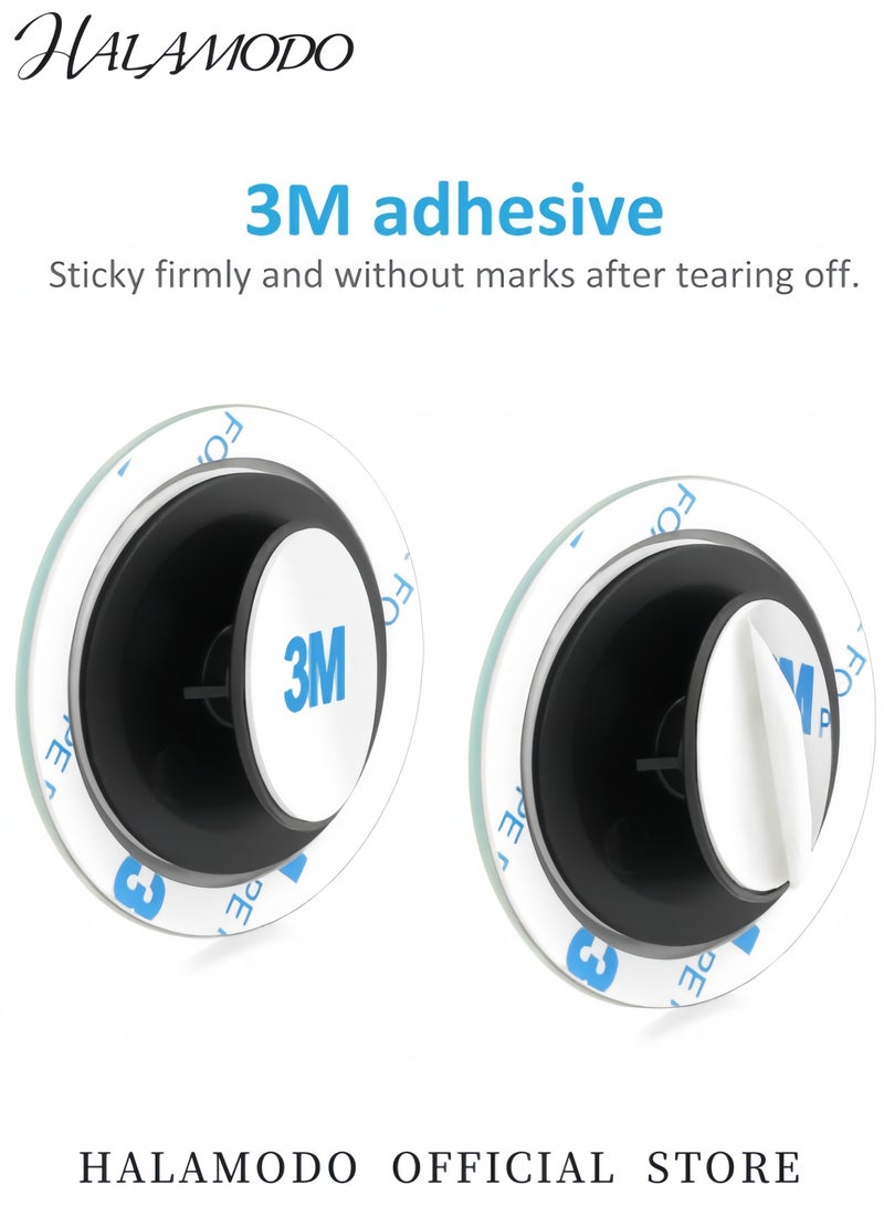 Halamodo 2PCS Car Blind Spot Mirrors Round HD Glass Frameless Convex Side Mirror Blindspot 360° Wide Angle Rear View Car Mirrors for Cars & SUVs & Trucks - Image 5