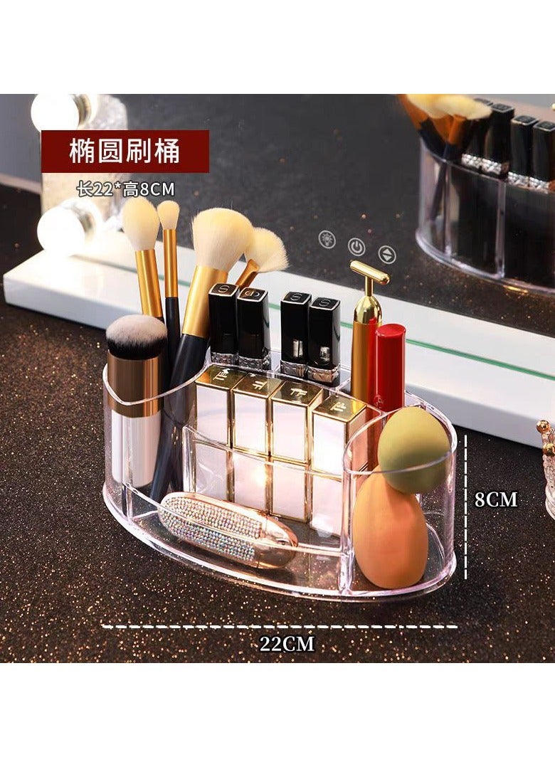 Multifunctional clear acrylic makeup organizer for cosmetics, lipstick and jewelry - Image 2