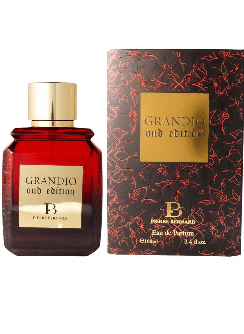 PIERRE BERNARD Grandio Oud Edition 100ml Eau De Parfum for men - Image 1