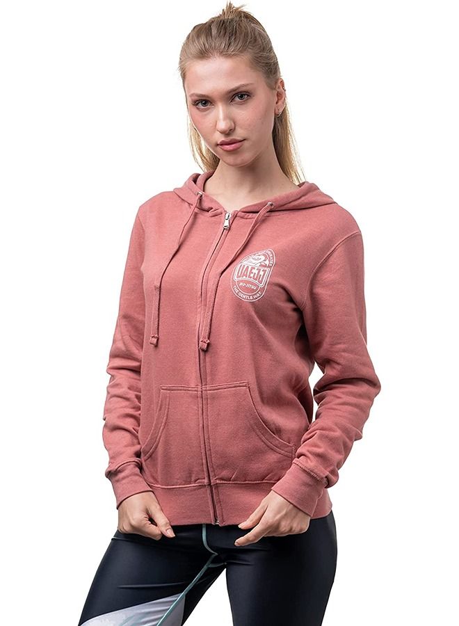 UAEJJ UAE Jiu-Jitsu Full Zip Hoodie Jacket for Women - Image 2