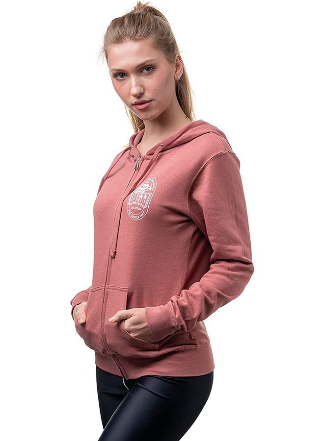 UAEJJ UAE Jiu-Jitsu Full Zip Hoodie Jacket for Women - Image 4
