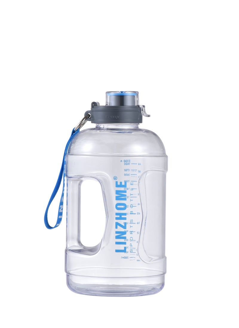 ALCOACH - 2.2L Water LINZEHOME Large and Durable for Sport, Leak Proof Time Marker Included for Home or Office Gym and Fitness - Image 1
