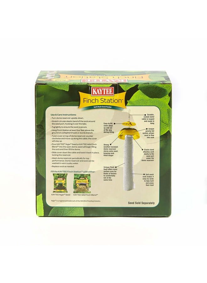 Kaytee Finch Feeder,Yellow,2 Socks - Image 2