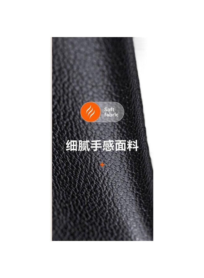 PEAK Warm Cycling Leather Gloves For Men And Women, Skiing Outdoor Winter Cold-Proof Fleece-Lined Thick Touchscreen Gloves Yh23422 Black - Image 3