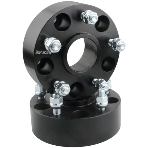 DCVAMOUS 2PC 5x4.5 Hubcentric Wheel Spacers 1.5 Inch with 12x1.5 Studs Compatible with Toyota Lexus 5 Lug 5x114.3 for Avalon Camry Highlander RAV4 Sienna | 1995-2015 Tacoma (Only 2WD) | ES GS IS SC RX - Image 1