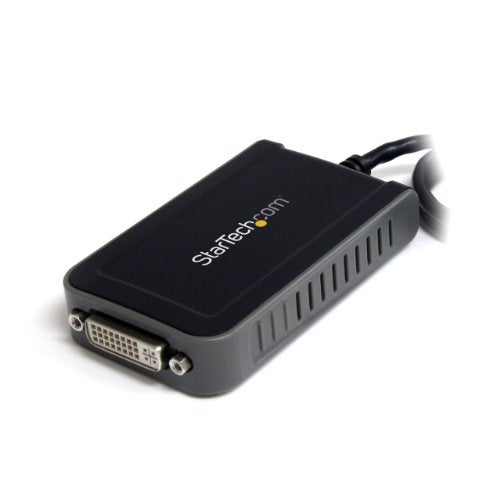StarTech.com USB to DVI Adapter - 1920x1200 - External Video & Graphics Card - Dual Monitor Display Adapter - Supports Windows (USB2DVIE3) Black - Image 2