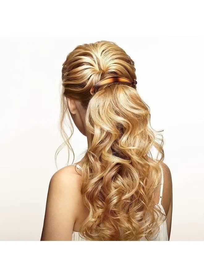 12 Pack Large Double Comb Banana Hair Clips, 4 Styles, Ponytail Holders for Women - Image 5