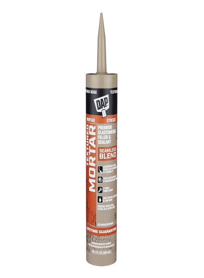 DAP Textured Mortar Premium Elastomeric Latex Filler & Sealant, Beige, 10.1 Oz (7079810081) - Image 1