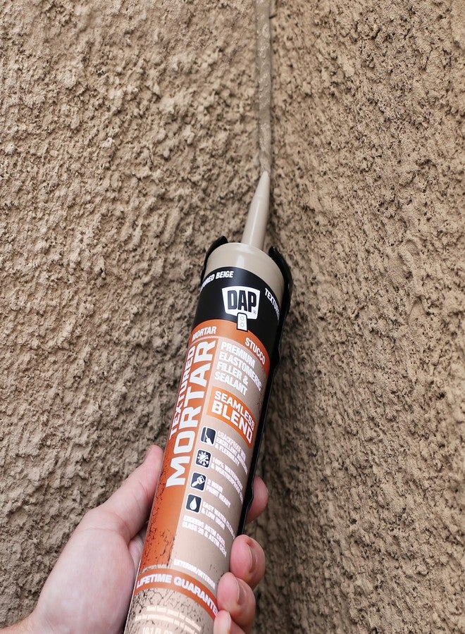 DAP Textured Mortar Premium Elastomeric Latex Filler & Sealant, Beige, 10.1 Oz (7079810081) - Image 5