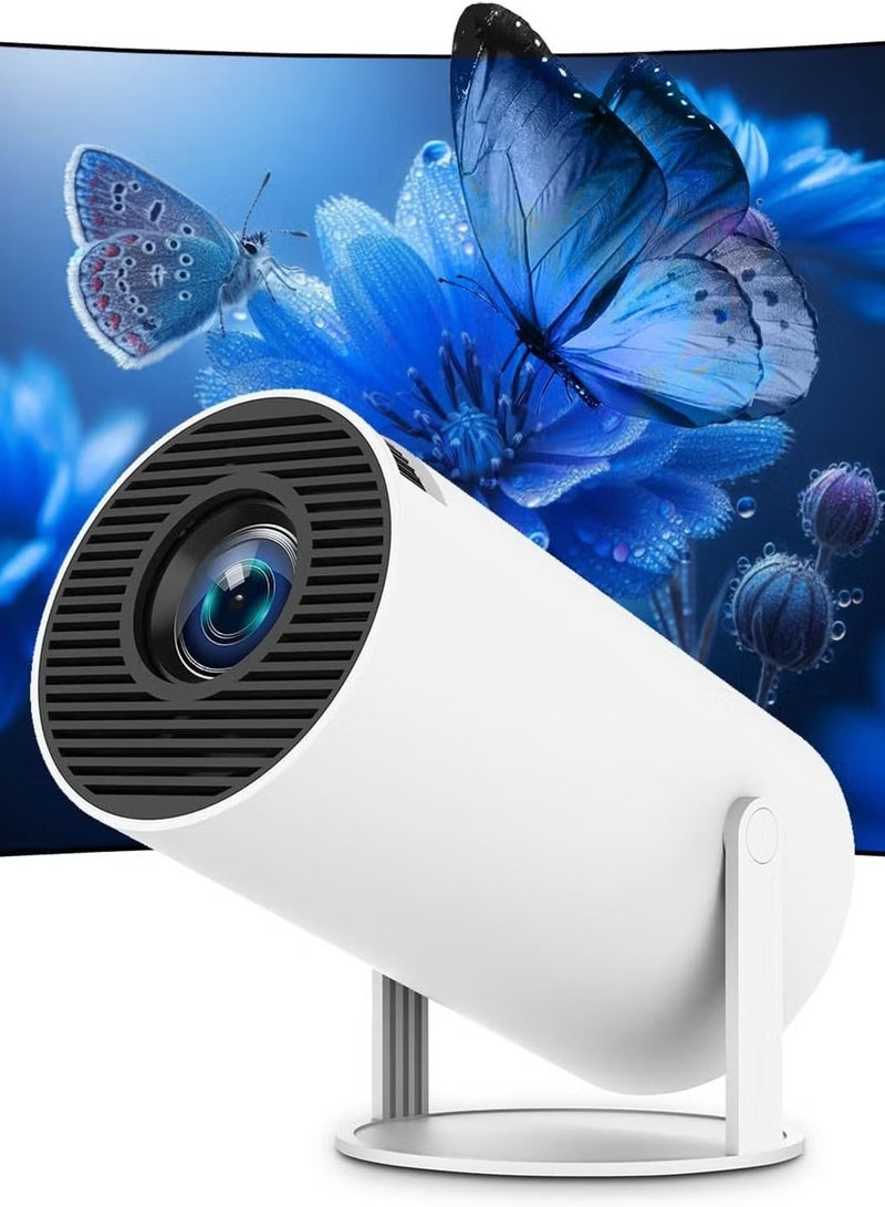 Smart Mini Projector – Full HD 1080P Supported, Portable Home Theater with WiFi & Bluetooth, LED Video Projector for Movies, Gaming & Presentations - Image 1