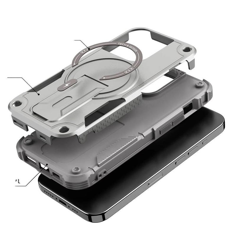 غطاء MagSafe | وردي PC | مقاوم للصدمات لـ iPhone 17 / 17 Air / 17 Pro / 17 Pro Max - Image 5