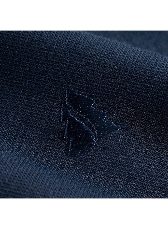 Firs Men's Long Sleeve T-shirt With Collar, Polo Cotton Blend Silk, Spring And Autumn Skin-friendly Base Layer - Image 3