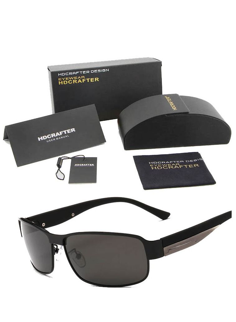 HDCRAFTER Men's Polarized Sunglasses Driver's Mirror Outdoor Riding - Image 1