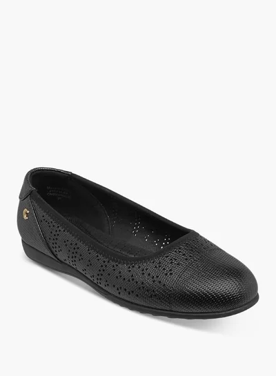 Le Confort Women Laser Cut Detail Slip-On Ballerina Shoes