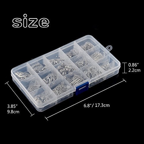 KUUQA Jewelry Making Kit Jewelry Findings Starter Kit Jewelry Beading Making and Repair Tools Kit - Image 2