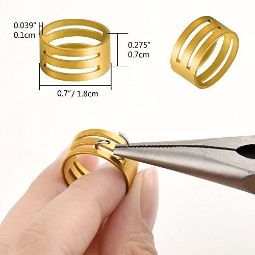 KUUQA Jewelry Making Kit Jewelry Findings Starter Kit Jewelry Beading Making and Repair Tools Kit - Image 5