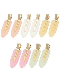 Mini Skater Mini Skater 10Pcs 24No Crease Hair Clip No Bend Hair Clips Flat Duckbill Hair Barrette for Women Hair Styling and Makeup ApplicationGradient Color 