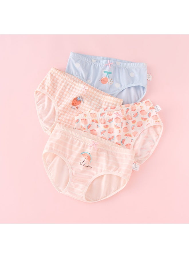 KUYING New Comfortable Skin friendly Breathable Underwear Set 0f 4