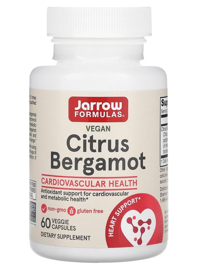 jarrow formulas Citrus Bergamot 60 Veggie Capsules