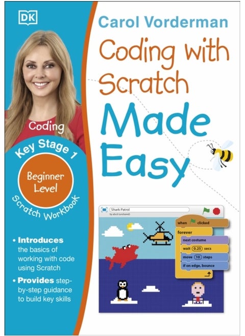 Coding With Scratch Made Easy Ages 5-9 Key Stage 1 (Made Easy Workbooks) [Paperback] Vorderman, Carol