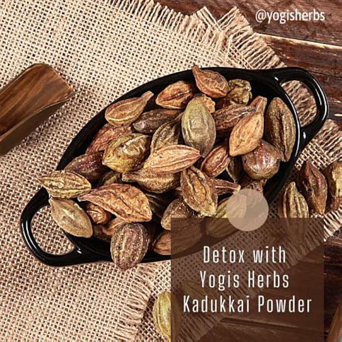YOGIS HERBS Kadukkai Powder (Haritaki/Terminalia Chebula) – De-Seeded – 100% Natural, Fresh & Pure – Traditional Herbal Supplement (1/2 Lb, 8 oz) - Image 3