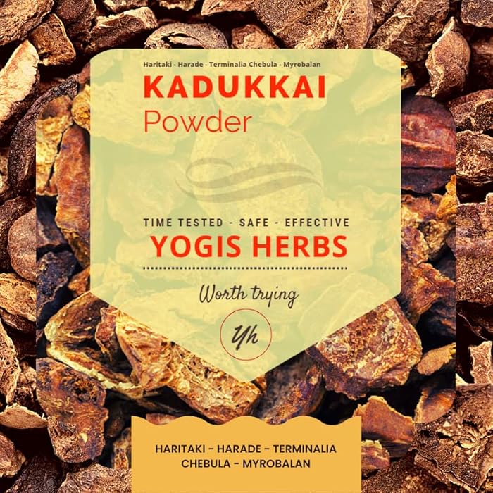 YOGIS HERBS Kadukkai Powder (Haritaki/Terminalia Chebula) – De-Seeded – 100% Natural, Fresh & Pure – Traditional Herbal Supplement (1/2 Lb, 8 oz) - Image 5