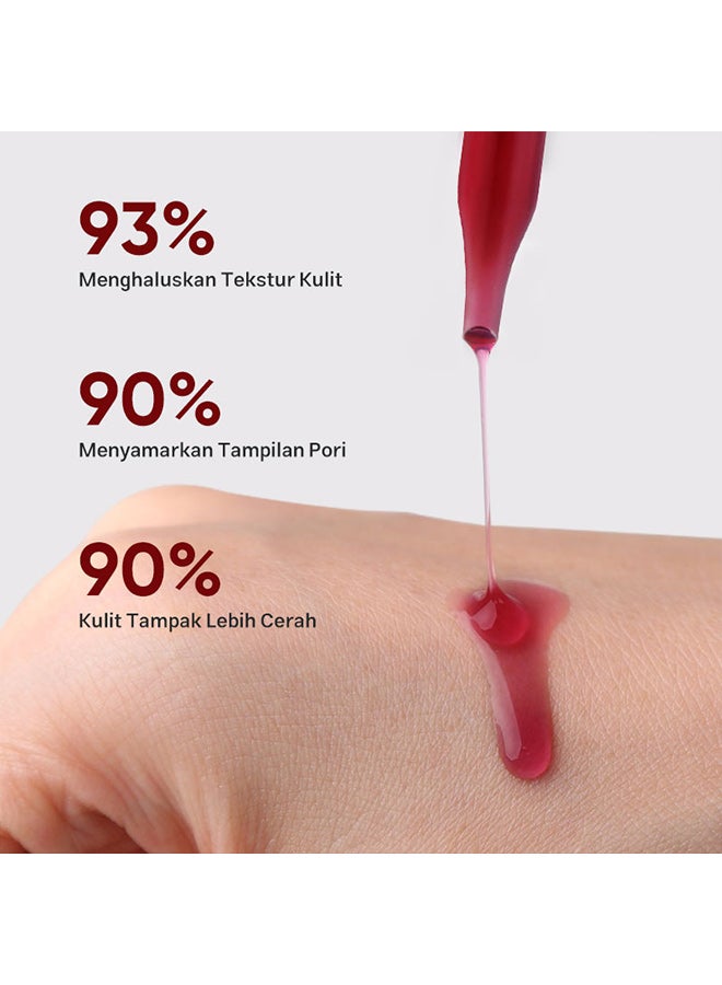 كوسروس تقشير جوهر حمض الفاكهة وحمض الساليسيليك من كوسروس يزيل الرؤوس السوداء وعلامات حب الشباب وحب الشباب وتقليص المسام وترطيب الجوهر - Image 3