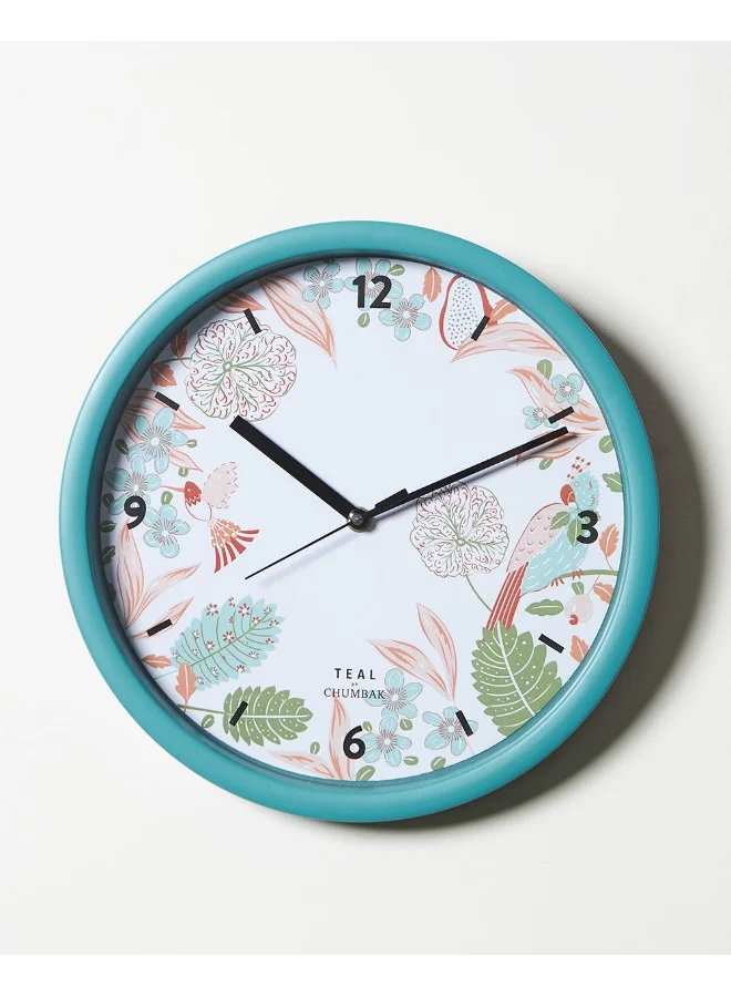 Chumbak Begum Baagh Wall Clock, 11"