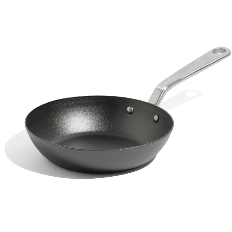 Madein Made In Cookware | Seasoned 8" Blue Carbon Steel Frying Pan | (Like Cast Iron, but Better) | Professional Cookware | Crafted in Sweden | Induction Compatible - Image 1