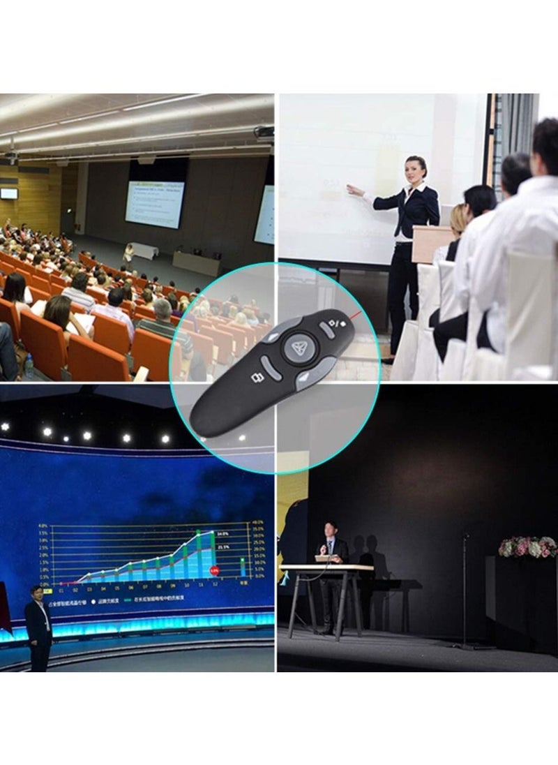 Generic - 2.4ghz Wireless Usb Powerpoint Ppt Presentation Presenter Mouse Remote Control Laser Pointer Pen - Image 1