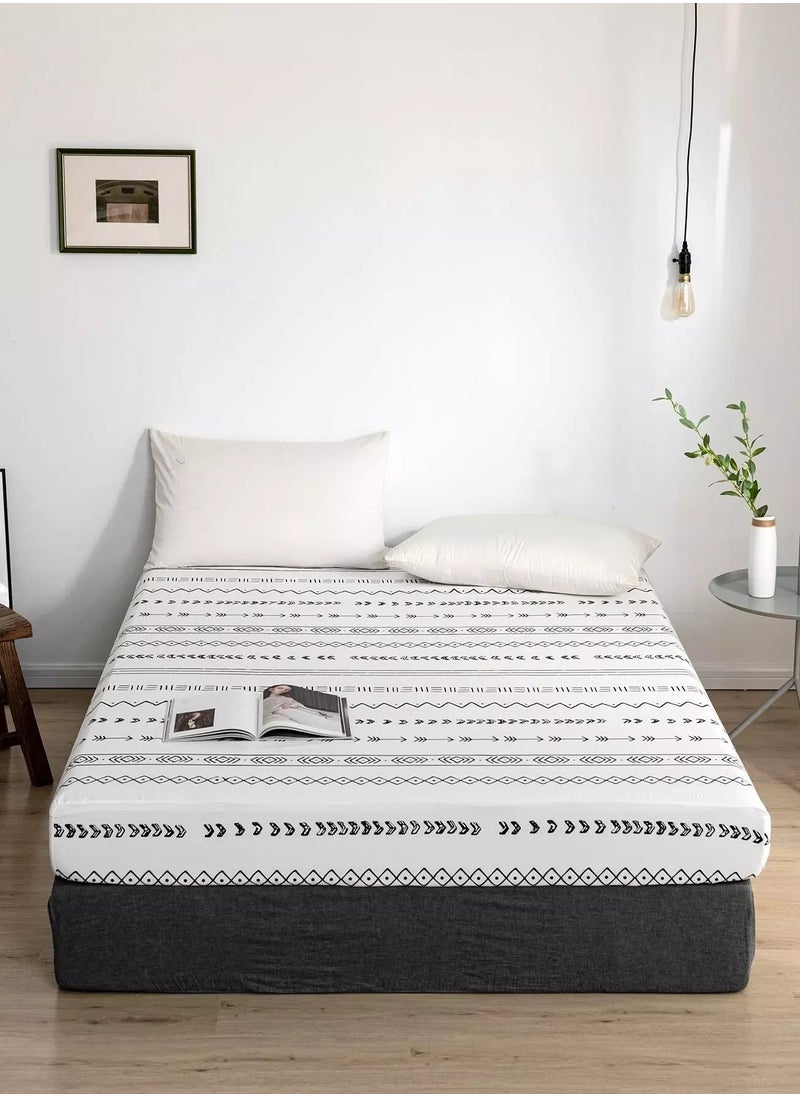 Generic Geometric Pattern Fitted Sheet  - Image 1