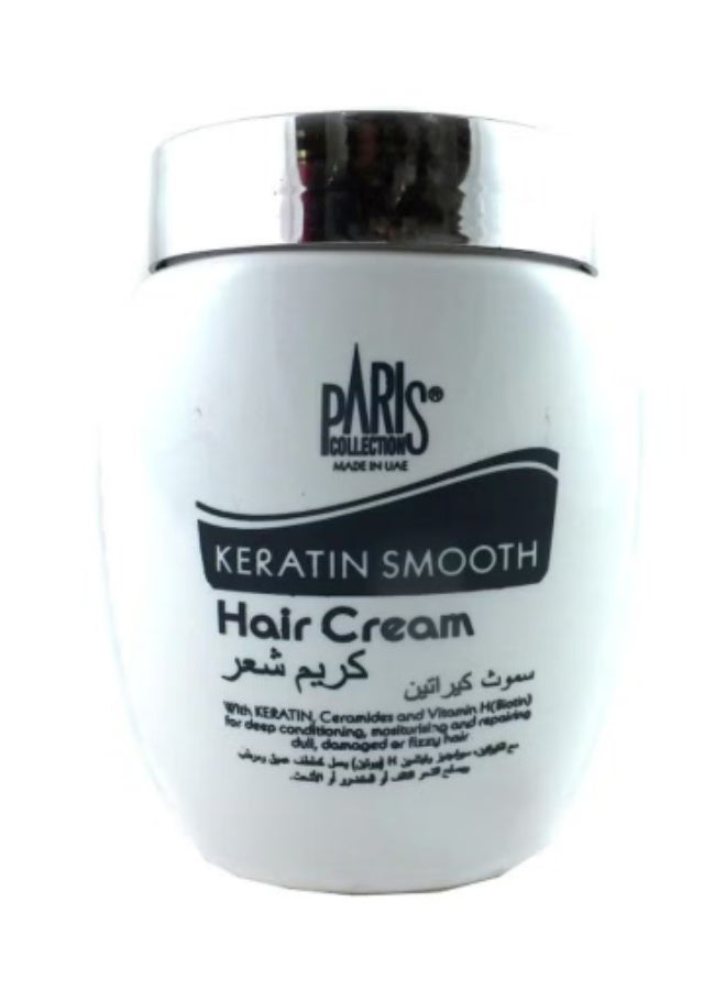 باريس كولكشن كريم شعر سموث كيراتين شفاف 475ملليلتر