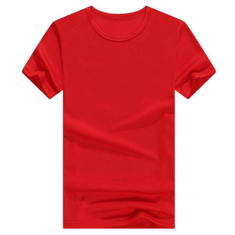 Quick-Drying Round Neck T-Shirt Customized Summer Short-Sleeved Work Clothes Advertising Cultural Shirt Customized Team Uniform Printed Logo Word - Image 5