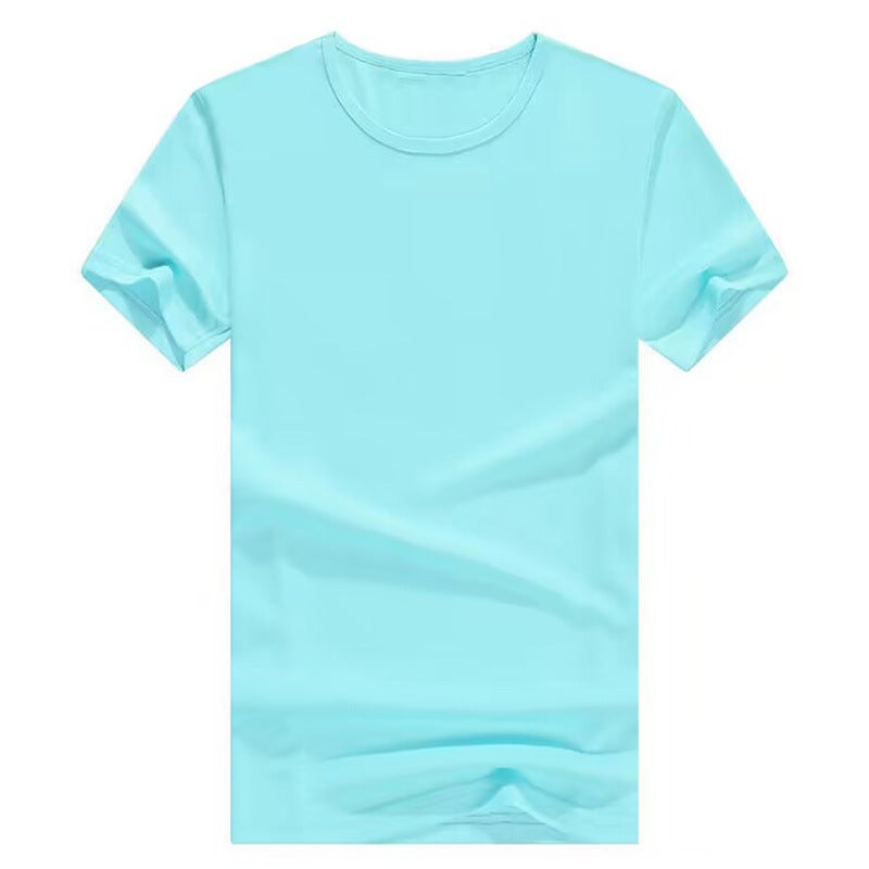 Quick-Drying Round Neck T-Shirt Customized Summer Short-Sleeved Work Clothes Advertising Cultural Shirt Customized Team Uniform Printed Logo Word - Image 4