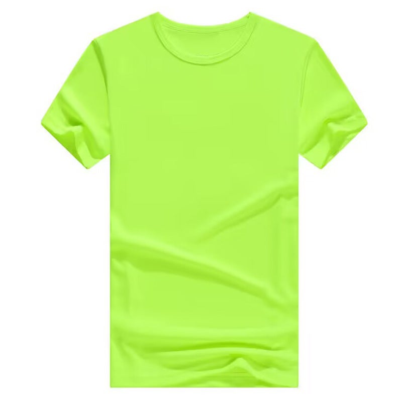 Quick-Drying Round Neck T-Shirt Customized Summer Short-Sleeved Work Clothes Advertising Cultural Shirt Customized Team Uniform Printed Logo Word - Image 1