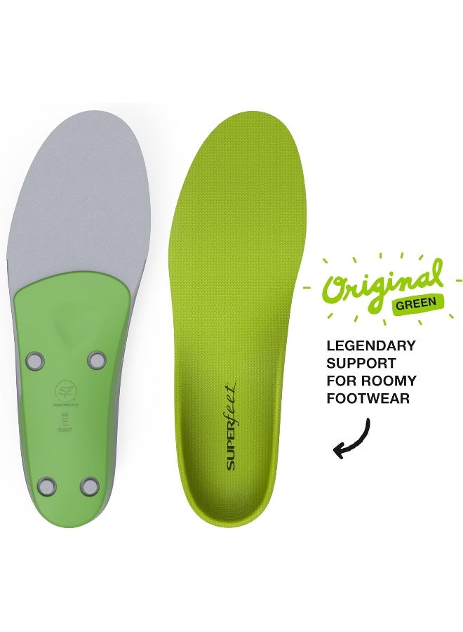 Superfeet GREEN Insoles, Professional-Grade High Arch Support, Orthotic Shoe Inserts for Maximum Support, Unisex, Green - Image 5