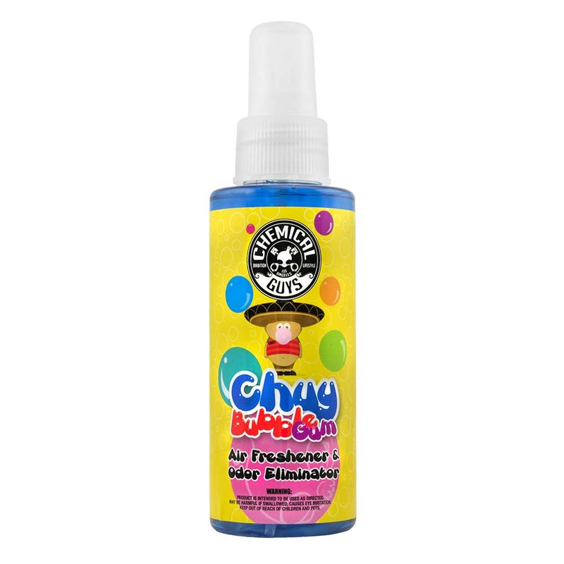 Chemical Guys AIR_221_04 Chuy Bubble Gum Premium Air Freshener and Oder Eliminator Bubble Gum Scent Great for Cars Trucks SUVs RVs  More 4 fl oz