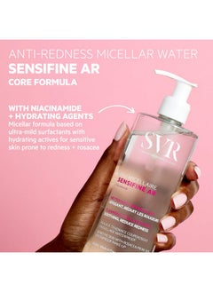 SVR SVR Sensifine Micellar Water With Niacinamide. Soothing, Redness Relief Face Cleanser & Makeup Remover For Face, Eyes, Lips. Gentle, No Rinse Cleanser For Sensitive, Reactive Skin, 13.5 Fl.oz.  - Image 3
