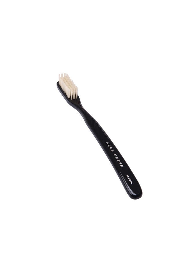 Acca Kappa Vintage Black Toothbrush Hard Nylon
