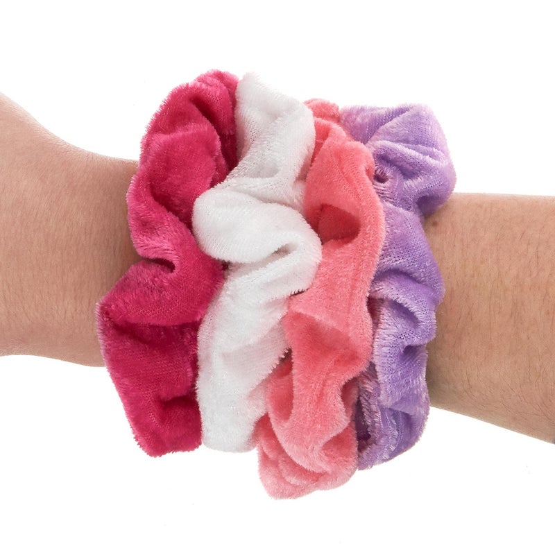 Expressions Scrunchie Set of 50 Comfy, Colorful Scrunchies in a Convenient Drawstring Storage Bag, Accessories for Women and Girls , Great Value, Damage Free, - Image 4