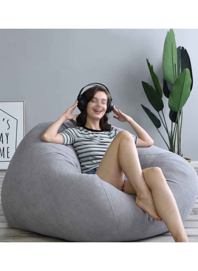 Comfy كومفي كلاسيك للبالغين XL VELVET Bean BAG رمادي فحمي  - Image 1