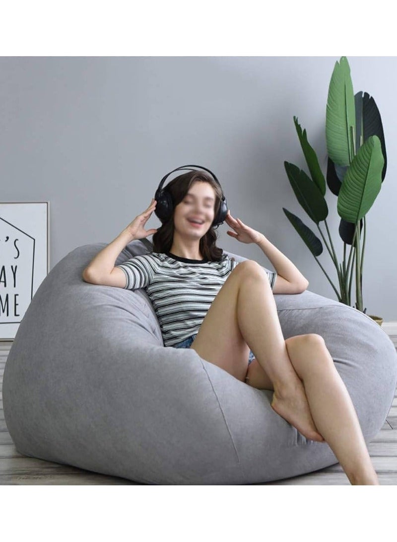 Comfy كومفي كلاسيك للبالغين XL VELVET Bean BAG رمادي فحمي - Image 2
