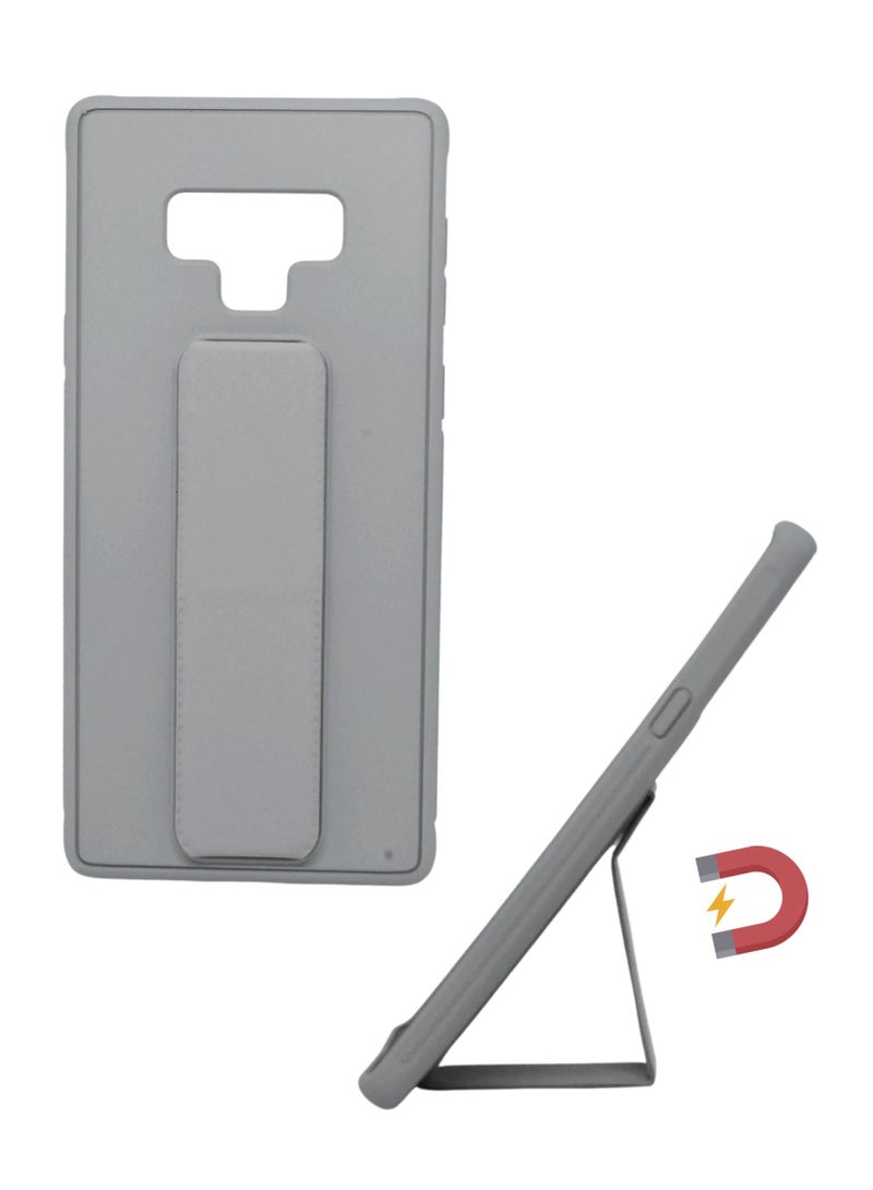 BORTONY Galaxy Note 9 Case Fully Covered With Adjustable Finger Grip Holder+Mobile Stand Shockproof Anti Scratch Protective Case Cover For Samsung Galaxy Note 9 - Image 1