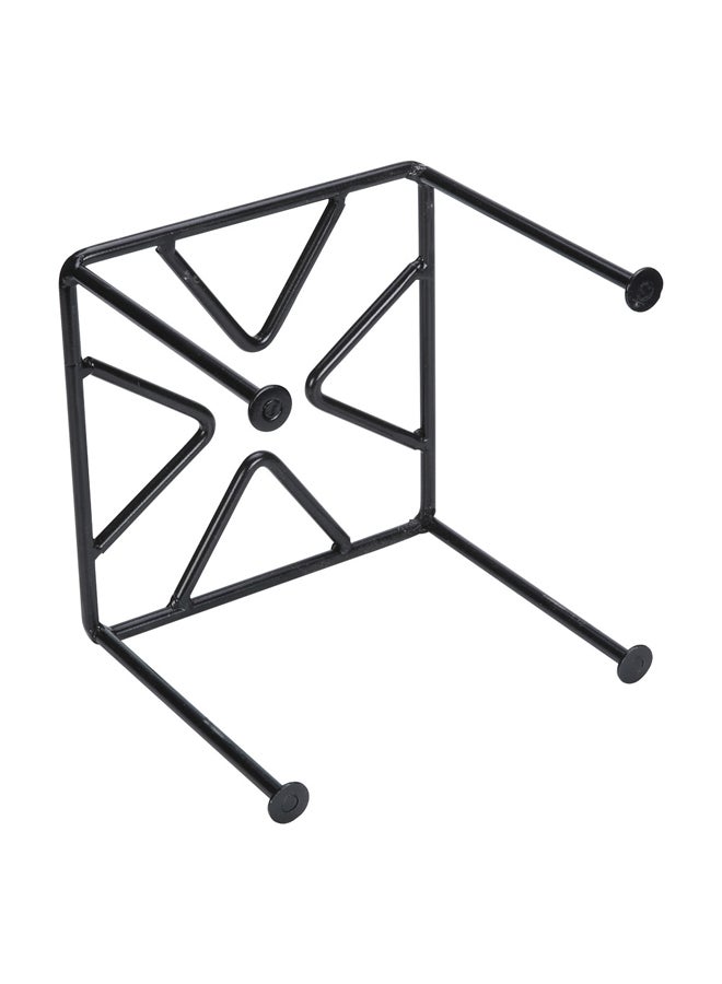 AL SANIDI Square Fire Stand, Portable mini barbecue charcoal grill for picnics, Black, Size 30*30 Cm - Image 4