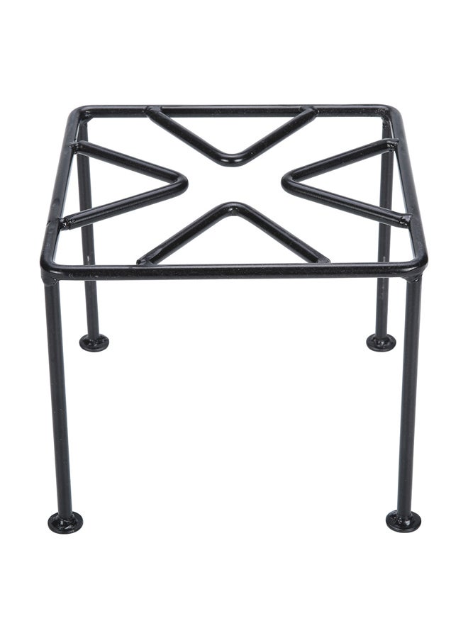 AL SANIDI Square Fire Stand, Portable mini barbecue charcoal grill for picnics, Black, Size 30*30 Cm - Image 2