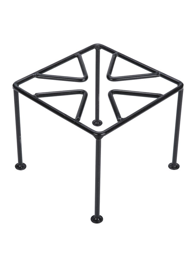 AL SANIDI Square Fire Stand, Portable mini barbecue charcoal grill for picnics, Black, Size 30*30 Cm - Image 1