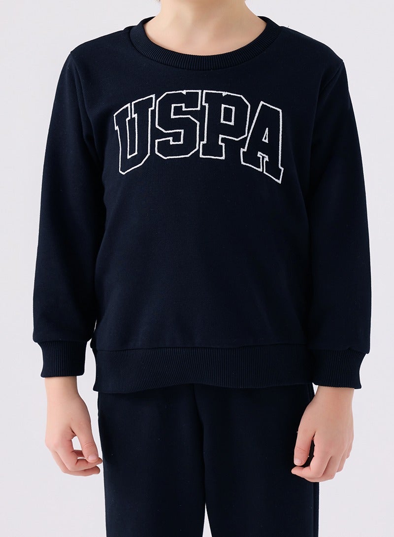 U.S. Polo Assn. U.S. Polo Assn. Boys Navy Tracksuit Set  - Image 2